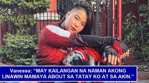 vannesa raval|Vanessa Raval to make clarification about “sa tatay ko at sa akin .